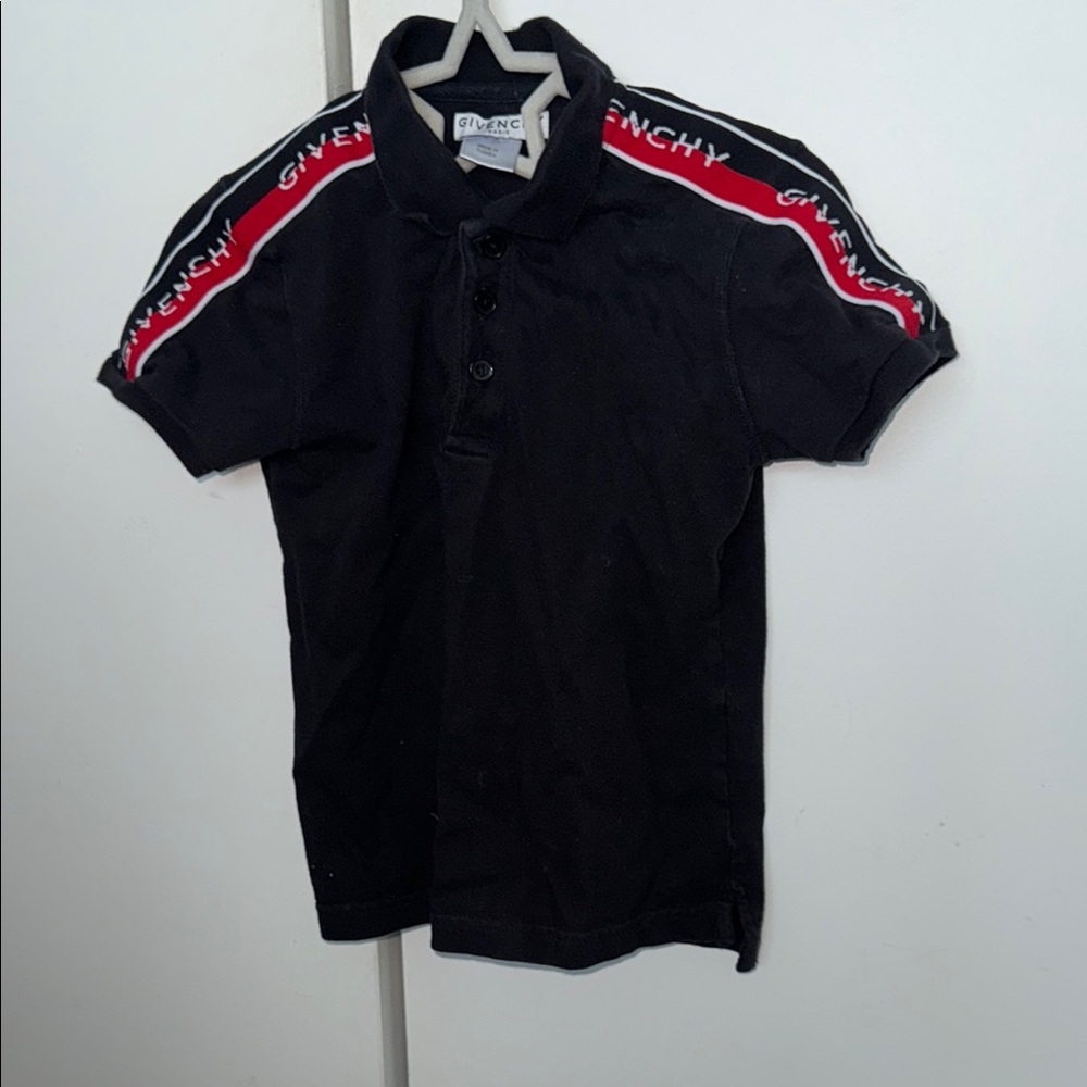 295.00 Givenchy Black Polo Shirt for boy